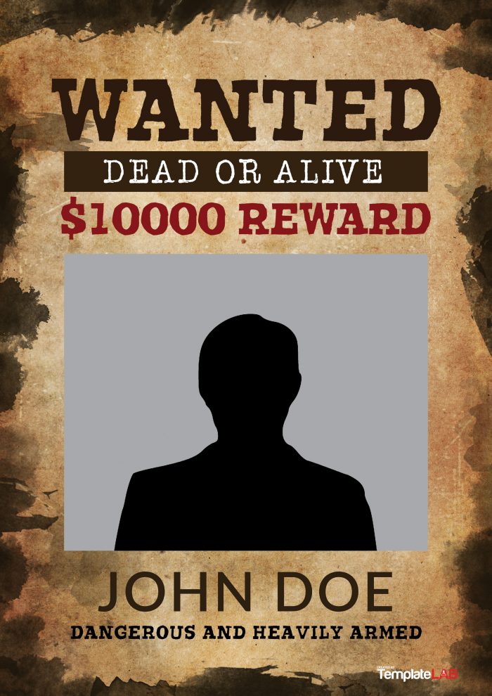 19 Free Wanted Poster Templates Fbi And Old West