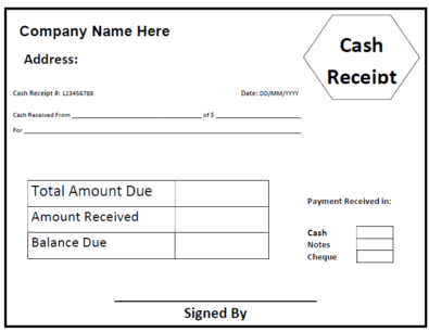 50+ Free Receipt Templates (Cash, Sales, Donation, Taxi...)