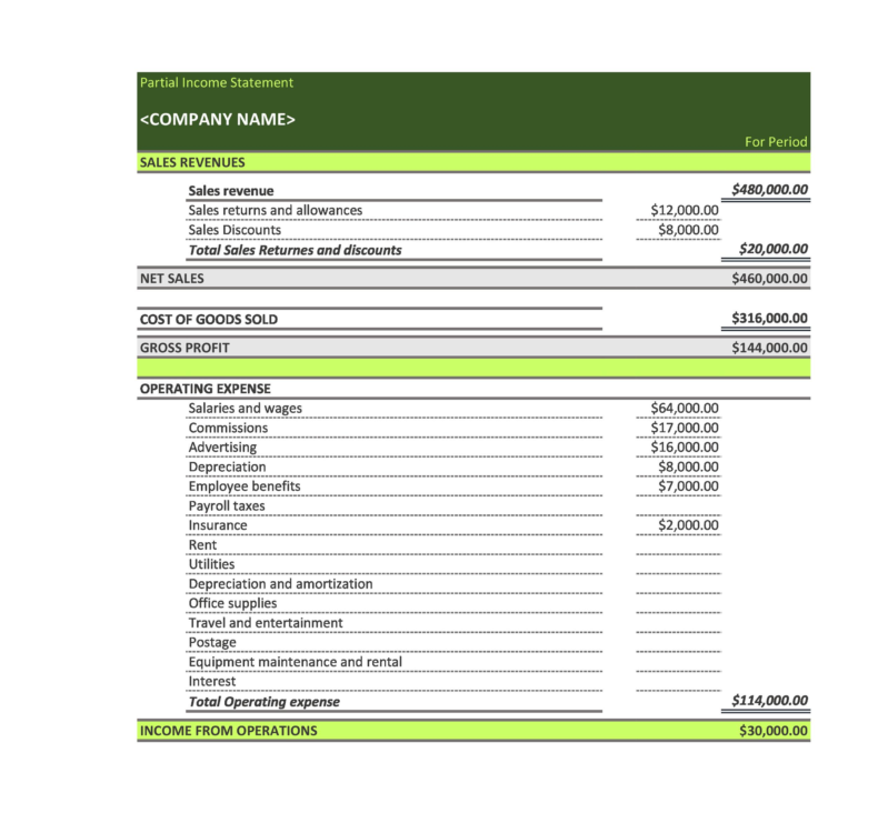 41 FREE Income Statement Templates & Examples - TemplateLab