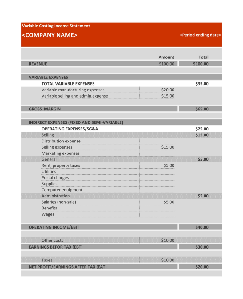 41 FREE Income Statement Templates & Examples - TemplateLab